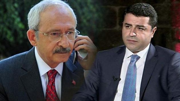 Kılıçdaroğlu’ndan Demirtaş’a  telefon