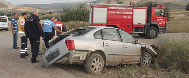 Ankara’da otomobil su kanalına uçtu: 2 ölü