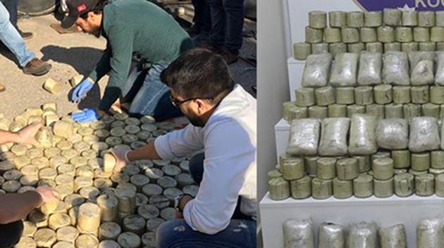 Yolcu otobüsünde 100 kilo eroin ele geçirildi